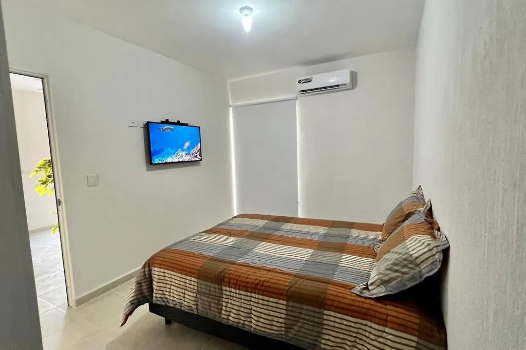 Apartment Comodo Apartamento En Planta Baja, Alberca A 20 Pasos, Modelo Ano 2023 Playa del Carmen